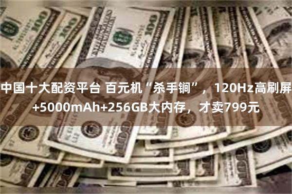 中国十大配资平台 百元机“杀手锏”，120Hz高刷屏+5000mAh+256GB大内存，才卖799元